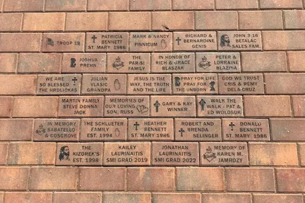 Stations of the Cross Pathway Brick Pavers