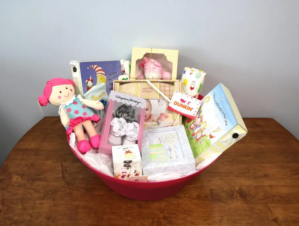 Girl Baby Gift Basket