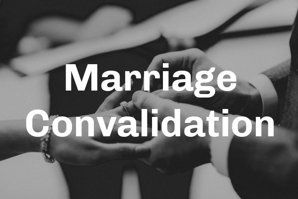 Marriage Convalidation